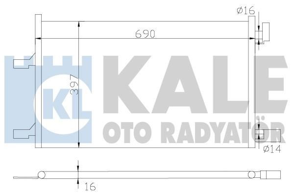 Kale Oto Radiator 385300 Cooler Module 385300