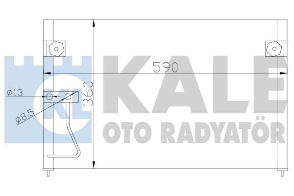 Kale Oto Radiator 387000 Cooler Module 387000