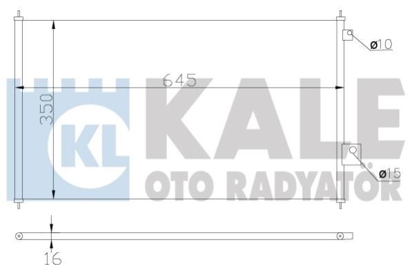 Kale Oto Radiator 380300 Cooler Module 380300