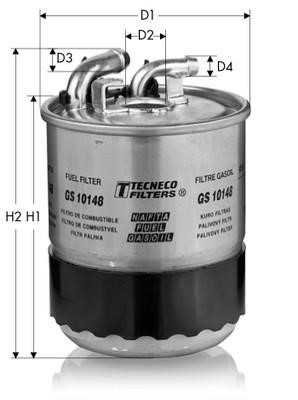 Tecneco GS10148 Fuel filter GS10148
