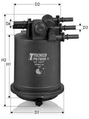 Tecneco GS143-P Fuel filter GS143P
