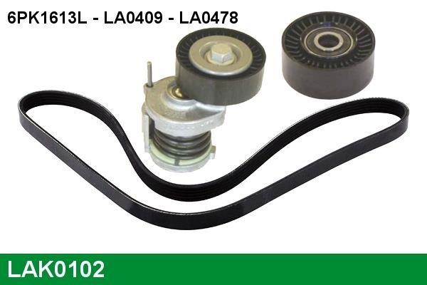 Lucas diesel LAK0102 Drive belt kit LAK0102