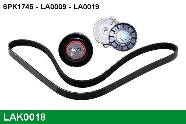 Lucas Electrical LAK0018 Drive belt kit LAK0018