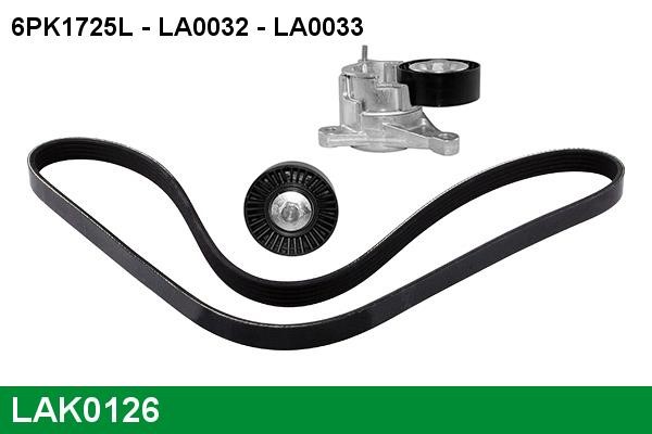 Lucas Electrical LAK0126 Drive belt kit LAK0126