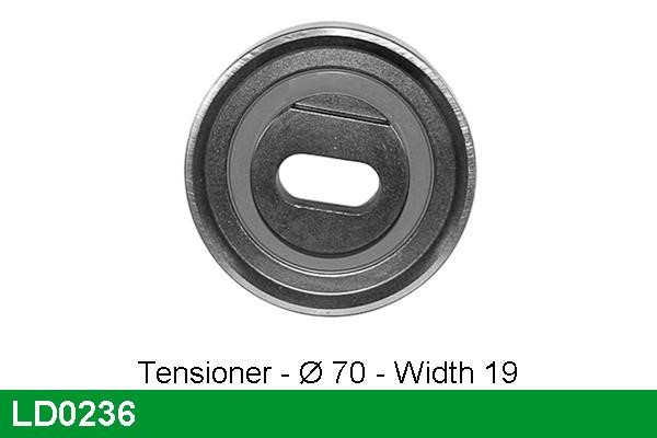 TRW LD0236 Tensioner pulley, timing belt LD0236