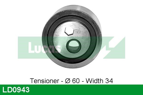 TRW LD0943 Tensioner pulley, timing belt LD0943
