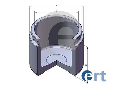 Ert 151346C Front brake caliper piston 151346C