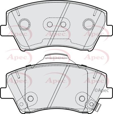 APEC braking PAD2226 Brake Pad Set, disc brake PAD2226