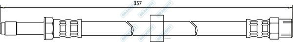 APEC braking BHO4159 Brake Hose BHO4159