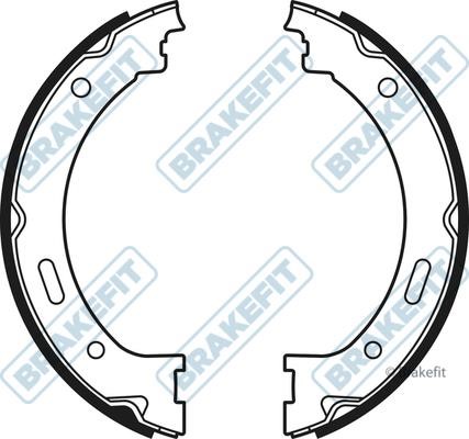 APEC braking BSH1131 Parking brake shoes BSH1131