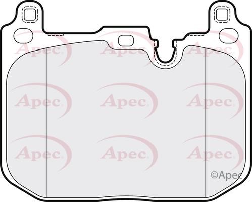 APEC braking PAD2102 Brake Pad Set, disc brake PAD2102
