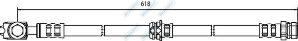 APEC braking BHO4189 Brake Hose BHO4189