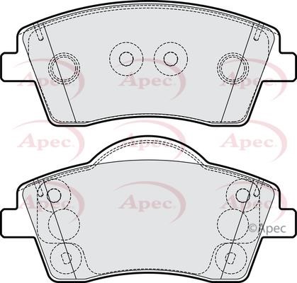 APEC braking PAD2301 Brake Pad Set, disc brake PAD2301