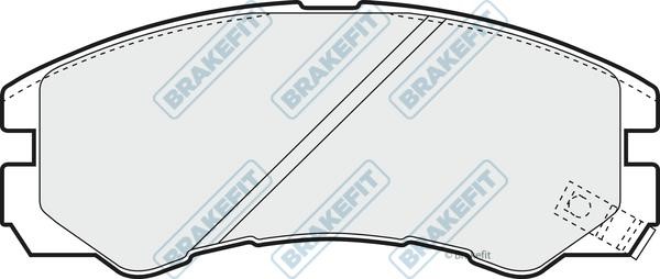 APEC braking PD3458 Brake Pad Set, disc brake PD3458