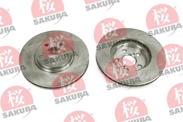 Sakura 604-20-3872 Front brake disc ventilated 604203872