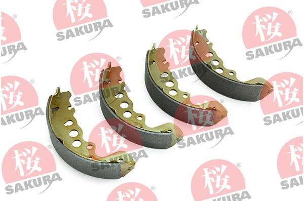 Sakura 602-00-7080 Brake shoe set 602007080