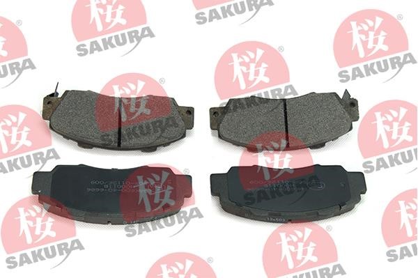 Sakura 600-40-6686 Brake Pad Set, disc brake 600406686