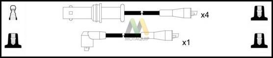 Motorquip LDRL1706 Ignition cable kit LDRL1706