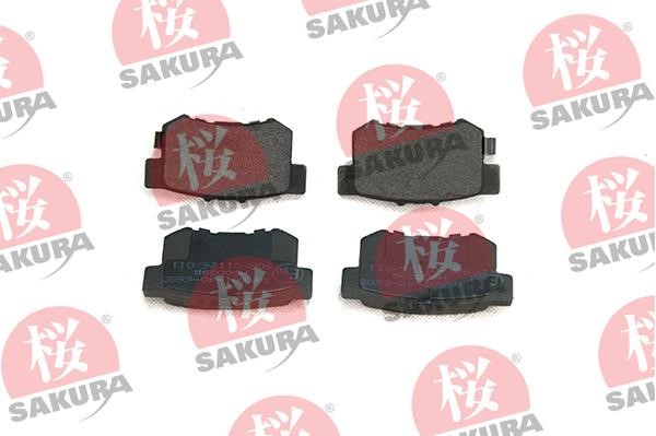 Sakura 601-40-6605 Brake Pad Set, disc brake 601406605