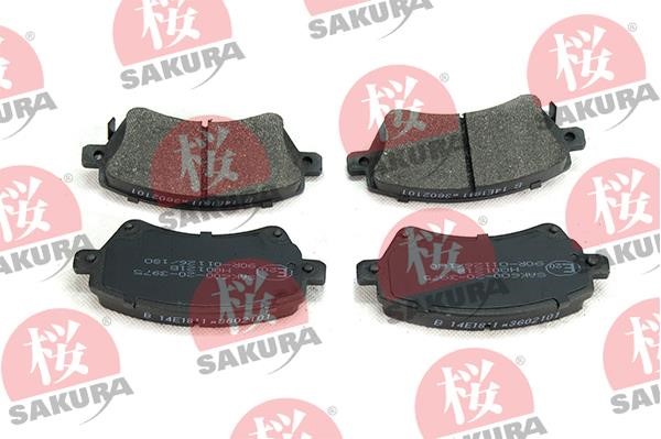 Sakura 600-20-3975 Brake Pad Set, disc brake 600203975