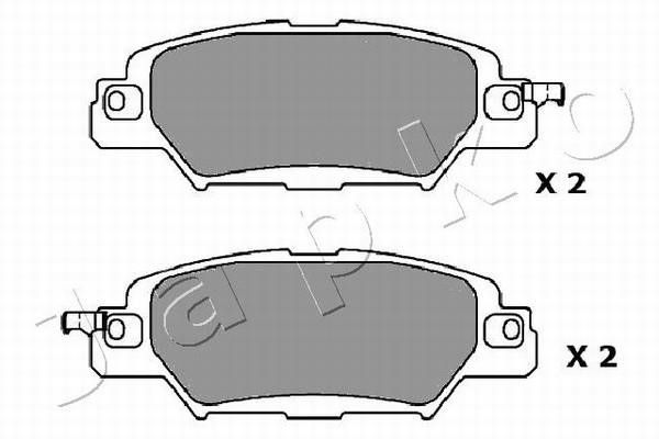 Front disc brake pads, set Japko 51318