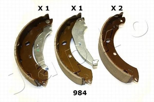Brake shoe set Chrysler: 55984 Japko Brake shoe set