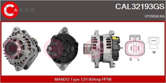 Casco CAL32193GS Alternator CAL32193GS