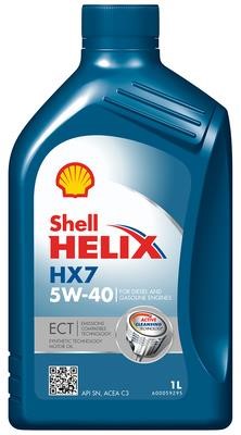 Shell 550046586 Engine oil Shell Helix HX7 ECT 5W-40, 1L 550046586