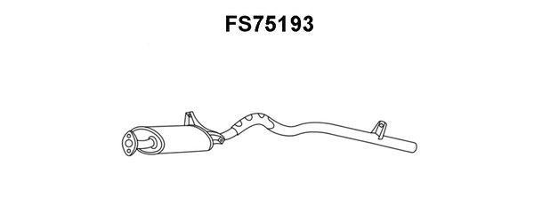 Faurecia FS75193 End Silencer FS75193