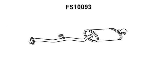 Faurecia FS10093 End Silencer FS10093