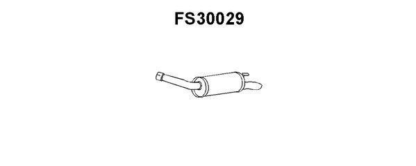 Faurecia FS30029 End Silencer FS30029