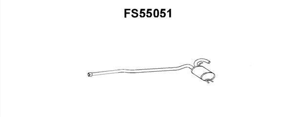 Faurecia FS55051 Middle Silencer FS55051