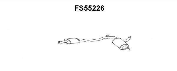 Faurecia FS55226 Middle Silencer FS55226