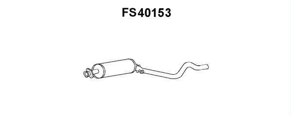 Faurecia FS40153 Middle Silencer FS40153