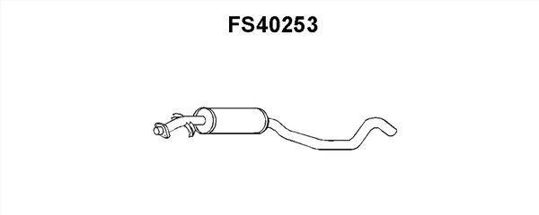 Faurecia FS40253 Middle Silencer FS40253
