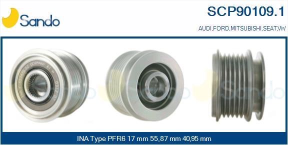Sando SCP90109.1 Belt pulley generator SCP901091