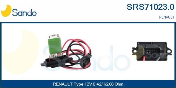 Sando SRS71023.0 Resistor, interior blower SRS710230