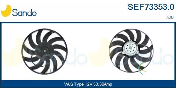 Sando SEF73353.0 Hub, engine cooling fan wheel SEF733530