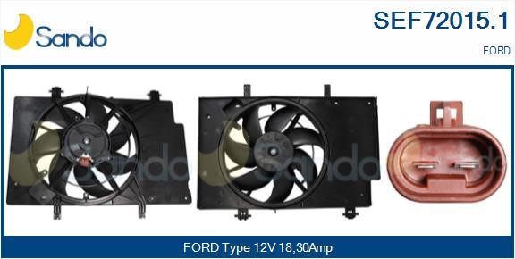 Sando SEF72015.1 Electric Motor, radiator fan SEF720151