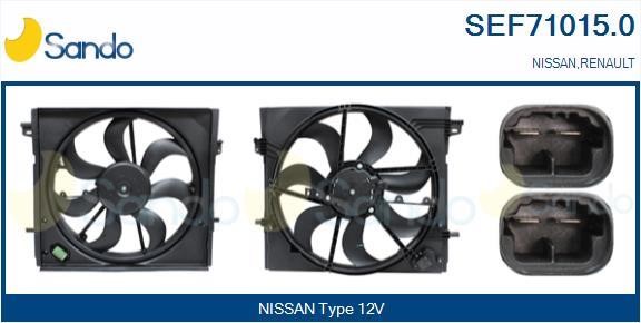 Sando SEF71015.0 Electric Motor, radiator fan SEF710150