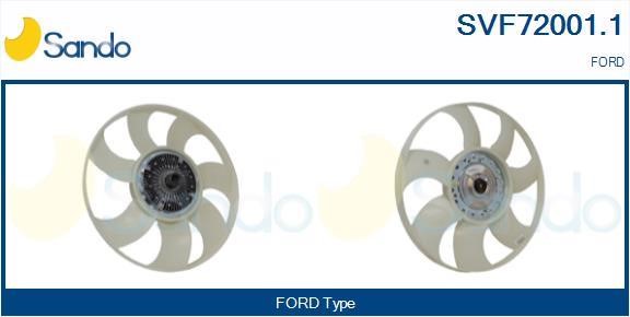 Sando SVF72001.1 Clutch, radiator fan SVF720011