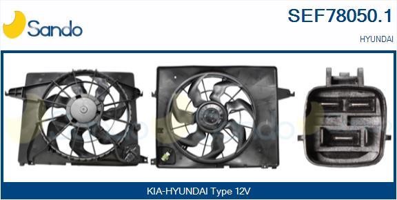 Sando SEF78050.1 Electric Motor, radiator fan SEF780501