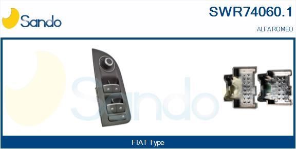 Sando SWR74060.1 Power window button SWR740601