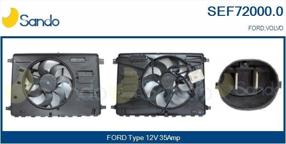 Sando SEF72000.0 Electric Motor, radiator fan SEF720000