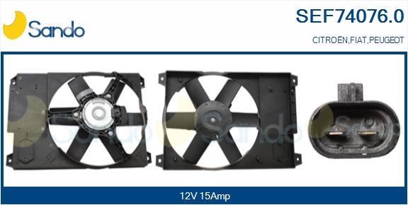 Sando SEF74076.0 Electric Motor, radiator fan SEF740760