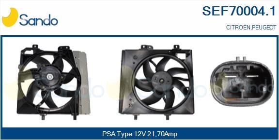 Sando SEF70004.1 Electric Motor, radiator fan SEF700041