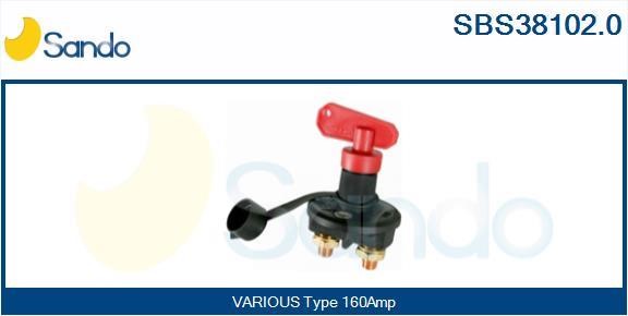 Sando SBS38102.0 Main Switch, battery SBS381020