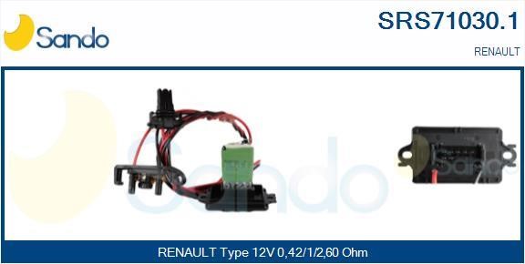 Sando SRS71030.1 Resistor, interior blower SRS710301