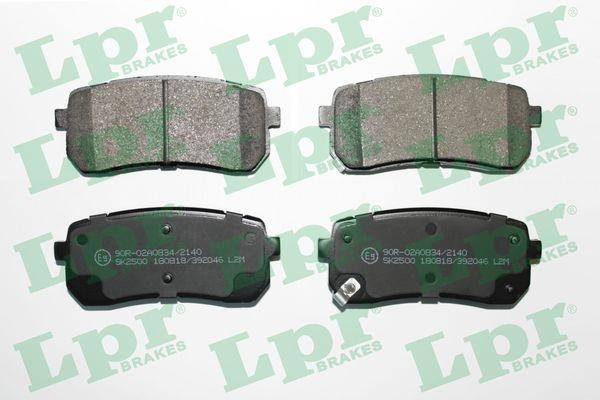 LPR 05P2046 Brake Pad Set, disc brake 05P2046
