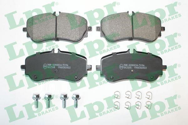 LPR 05P2022 Brake Pad Set, disc brake 05P2022